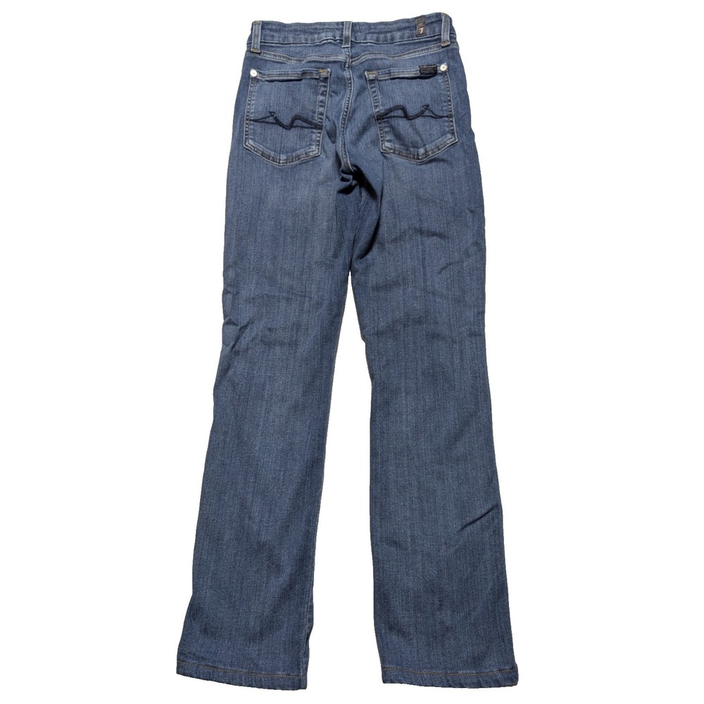 7 for All Mankind Ankle‎ Jeans - Women 28 Viscose Stretch Blend Denim Blue Jeans